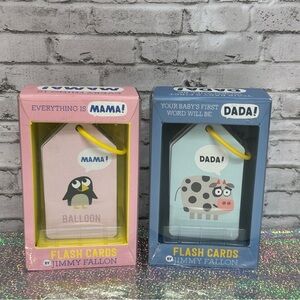 Everything Is Mama! DADA! Double Sided Flash Cards Jimmy Fallon Lot of 2 NEW